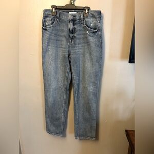 Studio Blue jeans - light/medium blue high waisted straight leg stretch denim